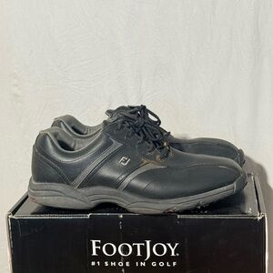 FootJoy Black Athletic Golf Shoes for Men